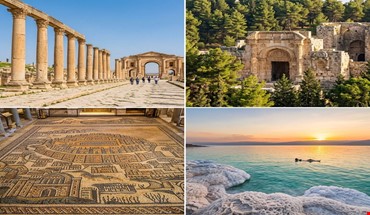 Historical North Jordan Tour: Ajlun Castle & Jerash from Dead Sea / Madaba